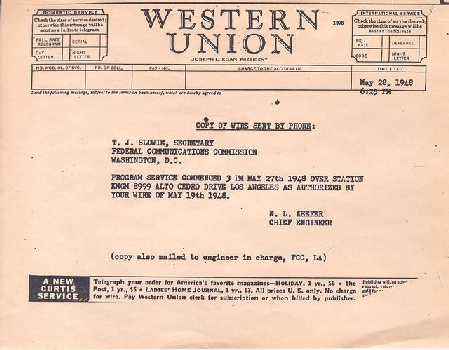 Western Union Telegram
